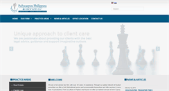 Desktop Screenshot of philippoulaw.com